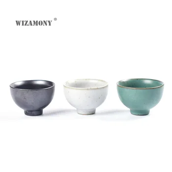 1PCS WIZAMONY Drinkware Potrditev Kitajski Ru Peči Porcelana Gaiwan ChinaTeacups Porcelana Sklede Kitajske Čaj Pot Celadon Teacup
