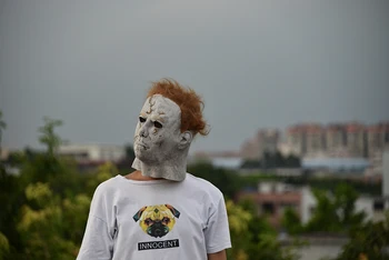 Strašno MichaelMyers Masko Horror Film Halloween Cosplay Odraslih Iz Lateksa Stranka Masko