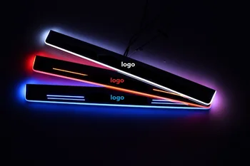EOsuns LED gibljejo vrata izvažajo Nerf Bari in Teče Plošče vrata polico svetlobe ploščo prekrivne ikone obloge za MG6 MG 6 2010-