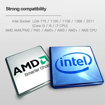 V240 CPU Hladilnik Računalnik 240 mm Radiator Gospodinjski Pribor za all-in-one Aigo LGA 775 1156 1366 2011 AM4 AM3 AM2