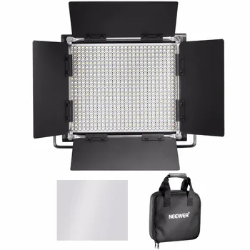 Neewer 2/3 Pack Dvo Barvni 660 LED Video Luč Stojalo Komplet za studijskega video zatemnitev luči z U nosilec in skedenj vrata