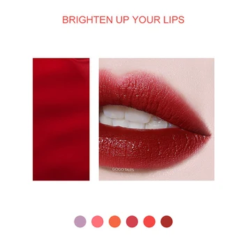 6 Barvni Žamet Mat Ustnice Glaze Dolgo Nositi Barve Uljepšati Svoje Ustnice Izvirno Make Up Svetlobe Kot Zrak Vlažilni Balzam Glaze