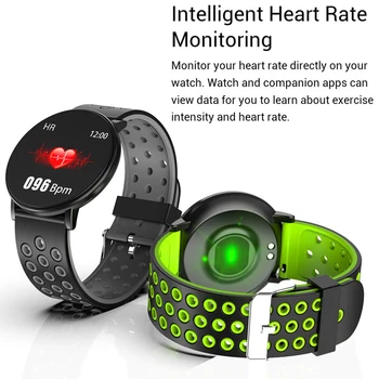 119 Plus Pametna Zapestnica D18 Krvni Tlak Fitnes Tracker Srčnega utripa Nepremočljiva Šport Nosljivi Pazi Za Android IOS
