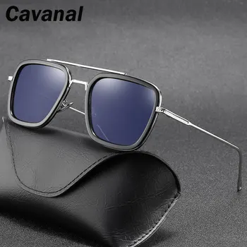 Retro Kvadratnih sončna Očala Moških Polarizirana UV400 Visoke Kakovosti Anti-modre Svetlobe sončna Očala Gradient Leče, Očala za Vožnjo 2020