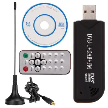 ALLOYSEED Visoke Kakovosti USB2.0 Digitalni DVB-T SDR+DAB+FM Sprejemnik Sprejemnik SDR TV Palico RTL2832U+ FC0012
