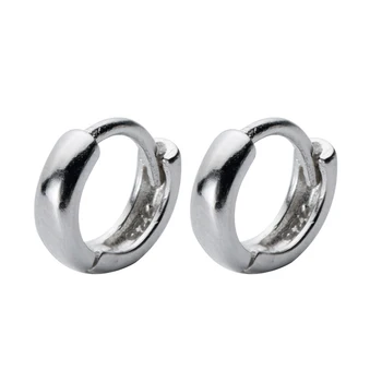 MloveAcc 925 Sterling Srebro Hoop Geometrijske Uho Uhani za Ženske Modni Srebrni Nakit Earings