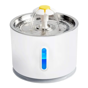 2.4 L Samodejni Hišnih Mačk Vodnjak Super Tiho USB Pes Pitne Vodnjak Pijem Napajalni Skledo Pet Pitne Vodnjak Razpršilnik