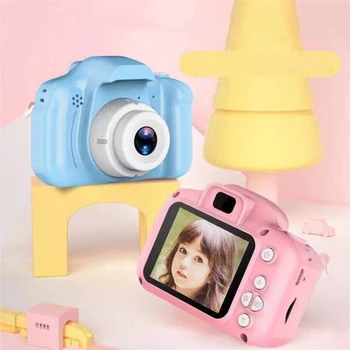 Božično Darilo X2 otroška Digitalna Kamera Fotografije in Video Kamero, Večnamensko Otrok Darilo Mini Kamera Memory Card Podpora