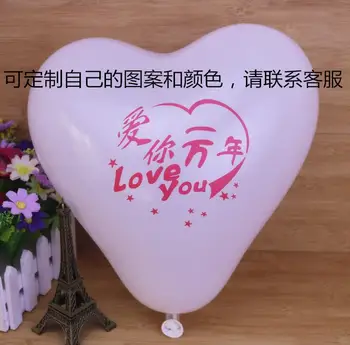 V obliki srca balon meri logotip 12 cm 2.2 g Meri Oglaševanje Baloni Spodbujanje Balon Tiskanje trebušaste otroka iz Lateksa