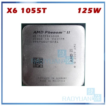 AMD Phenom X6 1055T X6-1055T 2.8 GHz Šest-Core CPU Procesor HDT55TFBK6DGR 125W Socket AM3 938pin