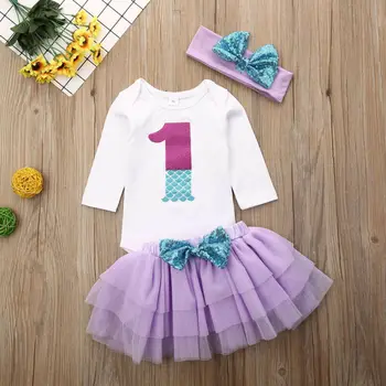 UK Baby Dekleta Torto Smash Obleka 1. Prvi Rojstni dan Set Tutu Obleko & Romper Vrhovi