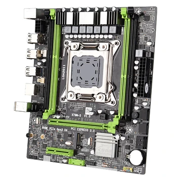 X79 M-S2.0 motherboard LGA2011 ATX USB2.0 PCI-E NVME M. 2 SSD podporo REG ECC pomnilnik in Xeon E5 procesor DDR3*4 reže RAM