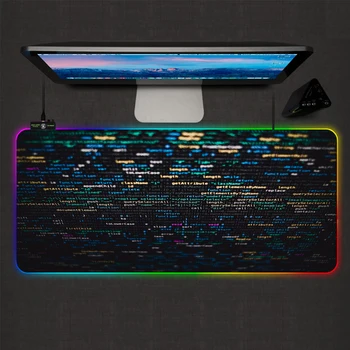 Pc Programov Igrajo Preproge Mouse Pad 90x40 Igralne Preproge Led Luči Igralec Računalniške Opreme iz Ozadja Rgb Desk Mat za Tipkovnico