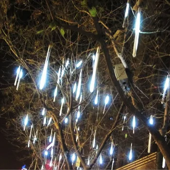 Led 30 CM 50 CM Meteor Tuš Dež Cev Garland Božično Drevo Luces Navidad Dekorativni Božič Prostem Pravljice Luči Niz