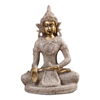 Namizje Hindujski Kiparstvo Urad Kip Bude, Fengshui Figur Meditacija Malih Obrti Prosto Stoječe Študija Rojstni Dan Darila