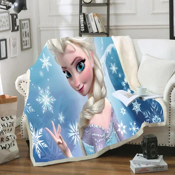Disney Zamrznjene Princesa Olaf Odejo Plišastih Odejo, Vrgel na Kavč Postelja Kritje Eno Dvojna Posteljnina Baby Fantje, Dekleta, Otroci Darila