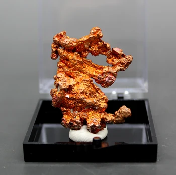 NAJBOLJŠI! Redko baker Naravne mineralne osebkov Kamni in Zdravilnimi kristali kristal iz kitajske brezplačna dostava polje velikost 5,2 cm
