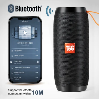 Zvočnik Bluetooth Prenosni Brezžični Bas Stolpec Vodoodporni Zvočniki Podporo AUX TF USB FM Soundbar Subwoofer TG Prvotne blagovne Znamke