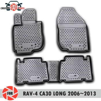 Predpražnike za Toyota Rav4 Dolgo CA30 2006~2013 odeje ne zdrsne poliuretan umazanijo zaščito notranjosti avtomobila styling dodatki