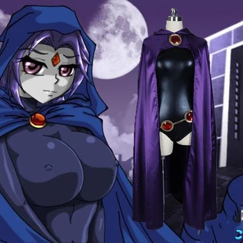 Anime Krokar Cosplay Kostum Ženske Seksi Oblačila Halloween Party Plašč Jumpsuit Set