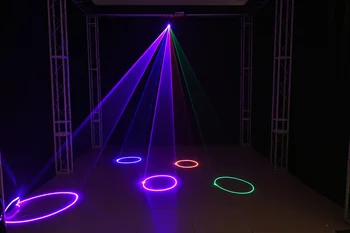 1W 500mW RGB DMX Animacija Laserski Projektor PRO DJ Disco Razsvetljavo Učinek Stranko Poroko Holiday Club Bar Skener