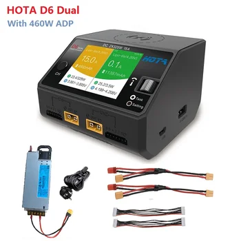 HOTA D6 Duo Lipo Baterije Bilance Polnilnik Z 460W napajalnik Za Lipo Lev LiHV Življenje NiMh Baterije