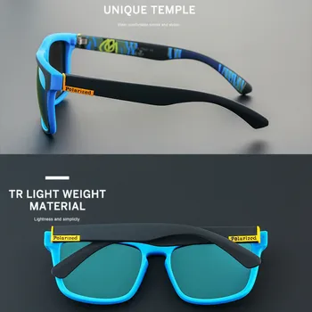 Mat Okvir Polarizirana sončna Očala Moški/Ženske Vožnje Očala Očala Šport na Prostem Anti-Spravilo UV Zaščito Pravokotnik Sunglass