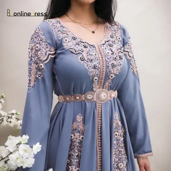 Maroški tam kaftan Večerne Obleke 2020 Čipke Appliques Mati Obleko arabski Muslimani Posebne Priložnosti Meri haljo de soiree