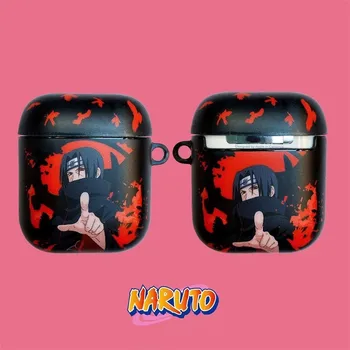 Mat Naruto Uzumaki Uchiha Itachi Uchiha Sasuke Brezžične Bluetooth Slušalke Primerih Za Apple Airpods 1/2 Silikonski Slušalke Pokrov