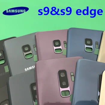 Zamenjava Izvirnega Zadnja Plošča Baterije Steklena zadnja Vrata Pokrovček Za Samsung Galaxy s9 rob G960 G960F s9+plus G965 G965F+orodje