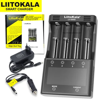 2020 LiitoKala Lii-500S Lii-PD4 18650 baterija polnilnik Za 18650 26650 21700 baterije Test zmogljivost baterije Touch kontrole
