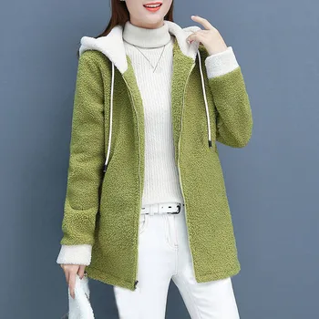 Moda za Ženske Jopico Pismo Tiskanje Long Sleeve Hooded Bluzo Šport Plašč Pozimi barva dame, dolge pulover, nanos na vrh