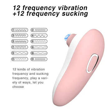 Sesanju Vibrator Nastavek Bedak Klitoris Masturbator Dildo G-spot Stimulator Lizanje Jezika Oralni Seks za Odrasle Sex Igrače za Ženske