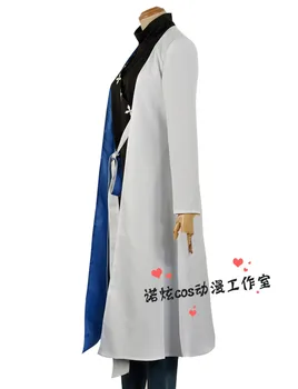 Jingūji Jakurai cos s Delitve Rap Bitka anime človek, ženska, cosplay Visoke kakovosti Kimono modni kopalke nastavite Plašč + top + hlače