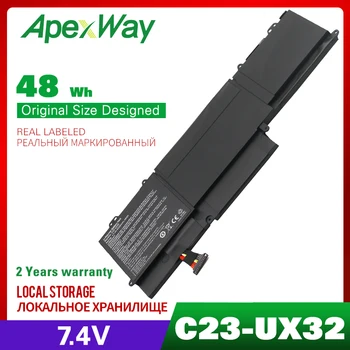 Apexway 6520mAh Laptop Baterija za ASUS VivoBook U38N U38N-C4004H ZenBook UX32 UX32A UX32VD UX32LA C23-UX32