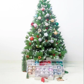 12pcs 5.5 cm Božič Žogo Ornament DIY Božično Drevo za Obešanje Žogo Novo Leto Stranka Sceno, Okraski, Kroglice, Ustvarjalno Darilo