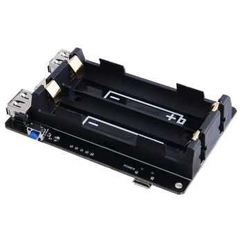 Raspberry Pi 18650 UPS Napajanje Opreme z RTC Coulometer Pro Dveh Vrata USB Polnjenje za Raspberry Pi 4 Model B/3B+/ 3B