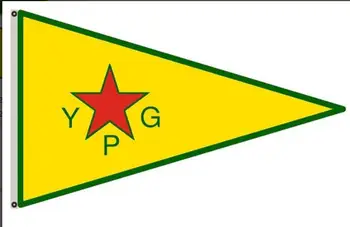 YPG poliester zastav 3x5ft banner banner