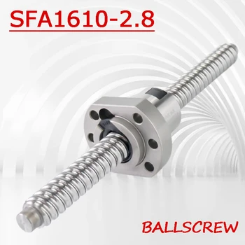 C5 SFA1610 BallScrew Koncu Obdelana Z BallNut 250mm -2000mm Anysize Valj Vijak Koncu Obdelava Z Eno Žogo Matica Za CNC