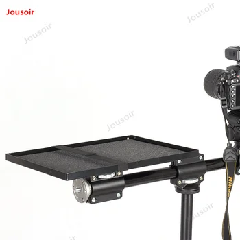 Horizontalna roko rack Paleto fotografske opreme kovinski pladenj, 3/8 vijak usta, Laptop, Prenosnik Paleto Projektor Velik Pladenj CD50T03Y