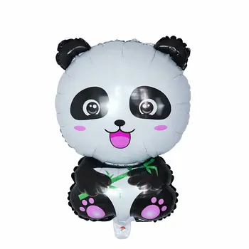 50pcs risanka panda folija balon cartoon živali 76x48cm panda balonom, rojstni dom dekoracijo Globos otroci napihljive igrače