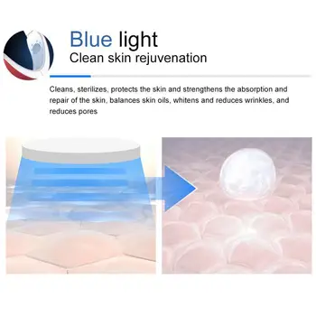 LED Foton Terapija s Svetlobo V Obraz Massager Dviganje Brado Reduktorjem Lepoto Staranja Gube Anti Nego Kože, Skrajšanje Dvojno L6B7