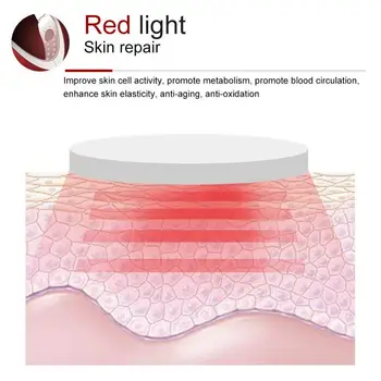 LED Foton Terapija s Svetlobo V Obraz Massager Dviganje Brado Reduktorjem Lepoto Staranja Gube Anti Nego Kože, Skrajšanje Dvojno L6B7