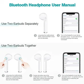 I7s TWS Brezžične Bluetooth Slušalke za Xiaomi Redmi 4 4A 4i 4X 3S 3 S 5A 5 Plus Glasbe Slušalka Polnjenje Box