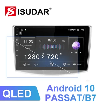 ISUDAR V72 Android 10.0 avtoradia Za VW/Volkswagen/Passat B7 B6 CC DVD Predvajalnik Multimedijski Avdio RAM, 4 GB ROM 128G DSP FM Ne 2DIN