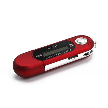 Vroče Prodaje Prenosni Mini USB Flash LCD Digitalni MP3 Predvajalnik Podporo 32GB Flash TF Kartico v Režo za Music Player, FM Radio