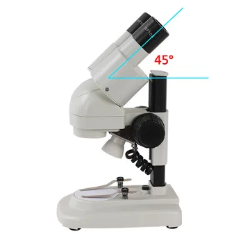20X/40X Stereo Mikroskop, kateri je daljnogled HD Vizijo Vrh LED Osvetlitev PCB Spajkanje Proizvajajo Orodje za Popravilo Otrok za Izobraževanje Darilo