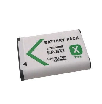 Novo 1350mAh NP-BX1 NP BX1 Baterija za Sony DSC RX1 RX100 M3 M2 RX1R GWP88 PJ240E AS15 WX350 WX300 HX300 HX400 + USB Polnilec