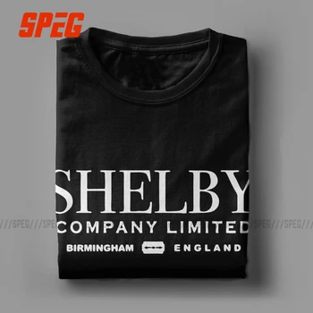 Shelby Company Limited Zgleduje Po Peaky Blinders T-Majice Moški Modni Bombaž Tees Okrogle Ovratnik Kratek Rokav T Shirt Plus Velikost