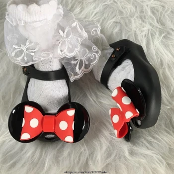 Disney Moda Minnie Srčkan Risanka Mickey Jelly Baby Čevlji Malčka Dekleta Princesa Mehka Podplatom, Sandali, Čevlji Za 21-29